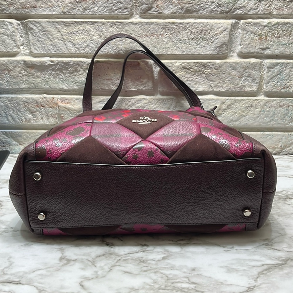 Coach Patchwork Leather Bag Rare - Picture 10 of 16